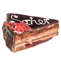tarta sacher porcion pasteleria el riojano Breakfast